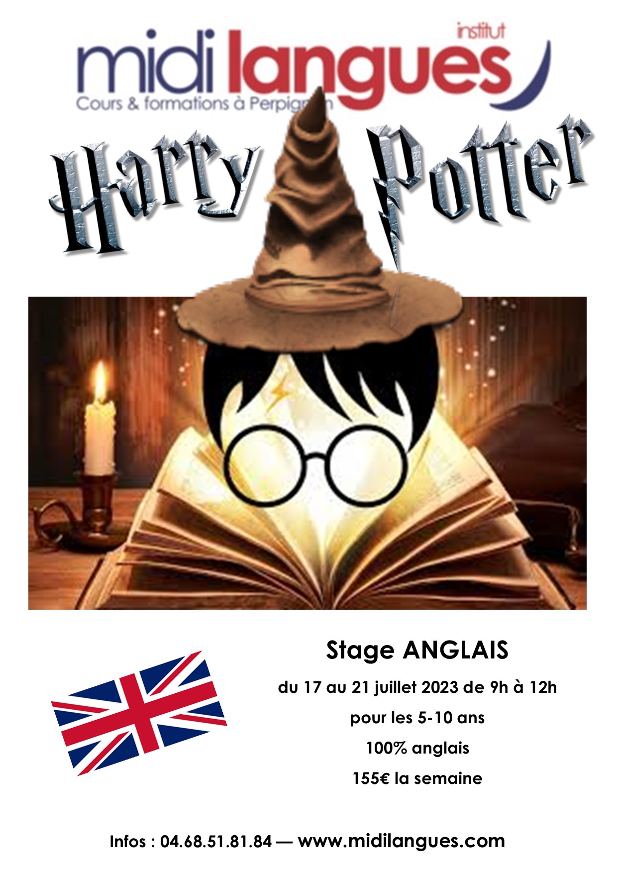 Stage spécial Harry Potter pour les 5 - 10 ans !
